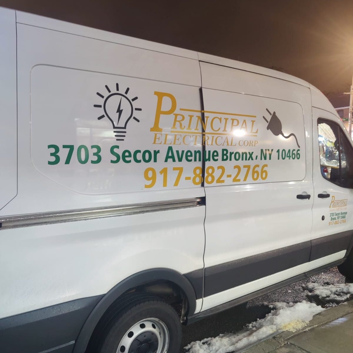 Bronx Van Truck Lettering Contractor Van