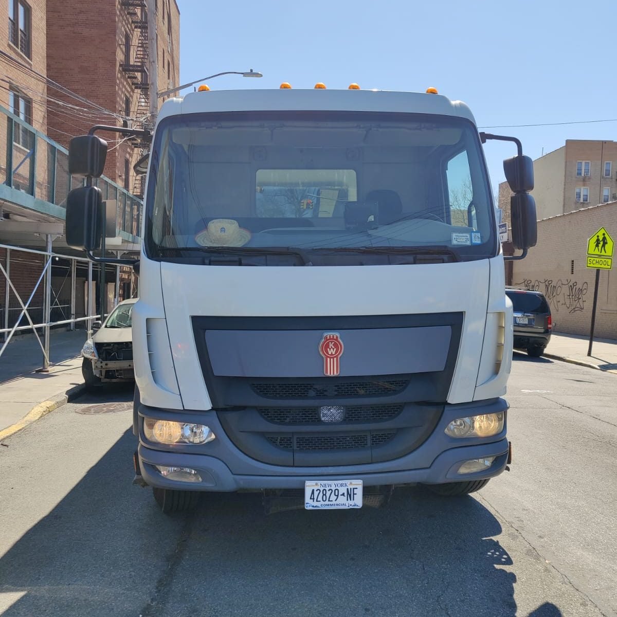 Landscapping truck bronx before