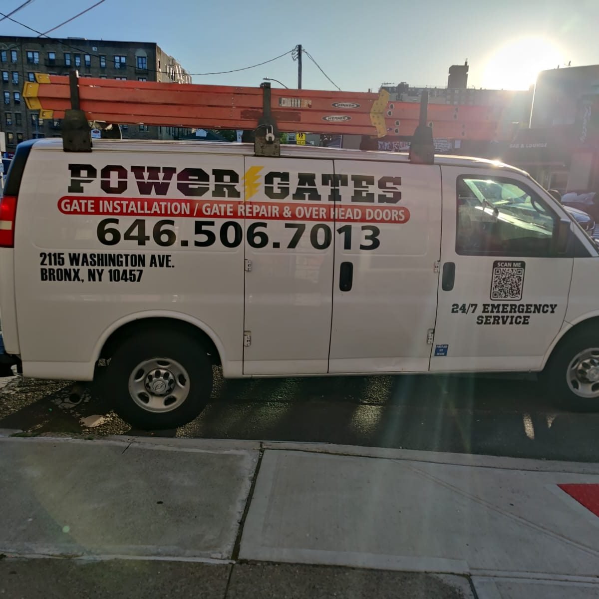 Van lettering Bronx